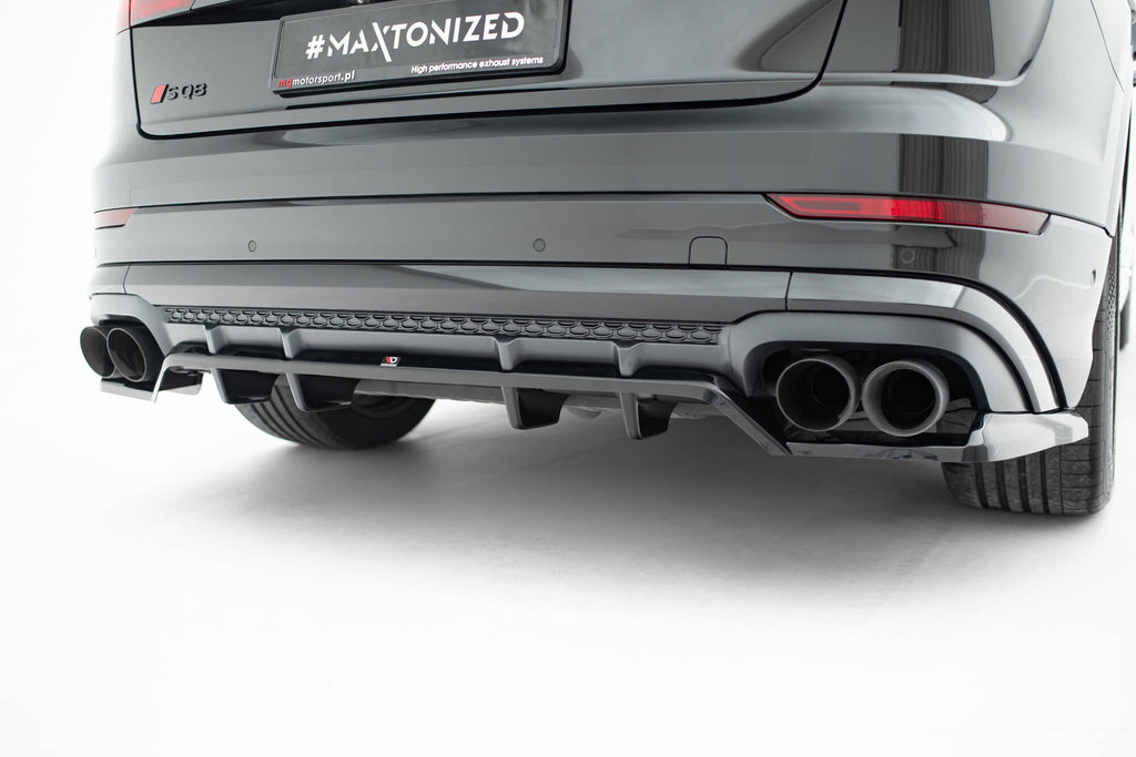 Maxton Design Splitter trasero (With Vertical Bars) V.2 para Audi SQ8 / Q8 S-Line Mk1 Facelift - imagen 2