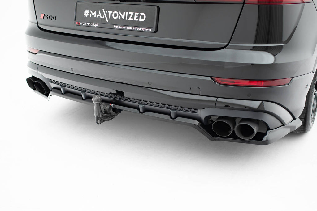 Maxton Design Splitter trasero (With Vertical Bars) V.2 para Audi SQ8 / Q8 S-Line Mk1 Facelift - imagen 5
