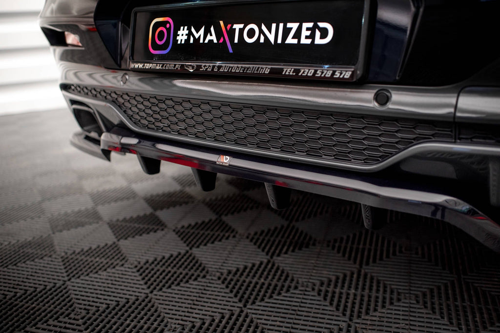 Maxton Design Splitter trasero (With Vertical Bars) V.2 para BMW X4 M40i G02 - imagen 3