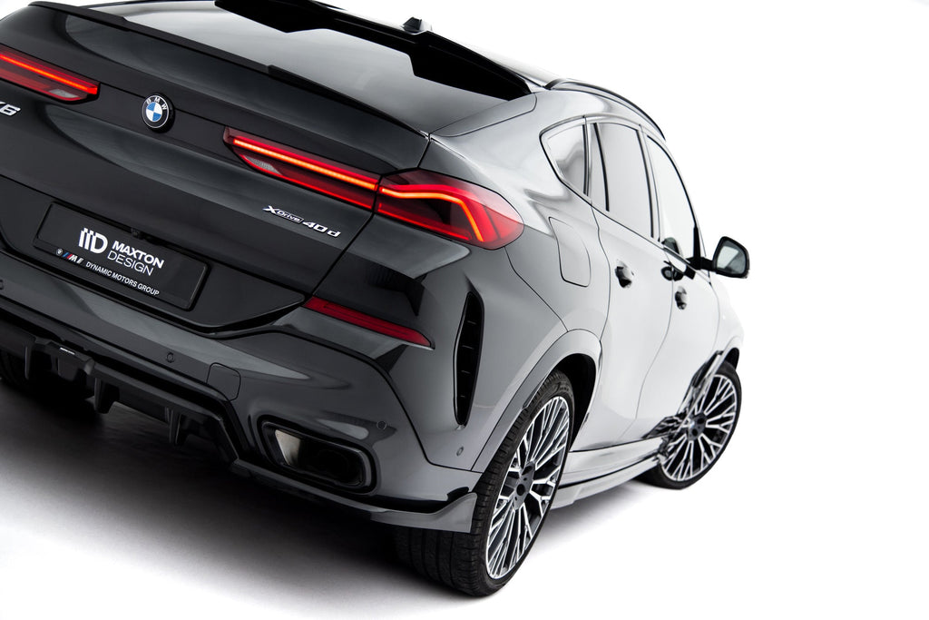 Maxton Design Splitter trasero (With Vertical Bars) V.2 para BMW X6 M-Pack G06 Facelift - imagen 4
