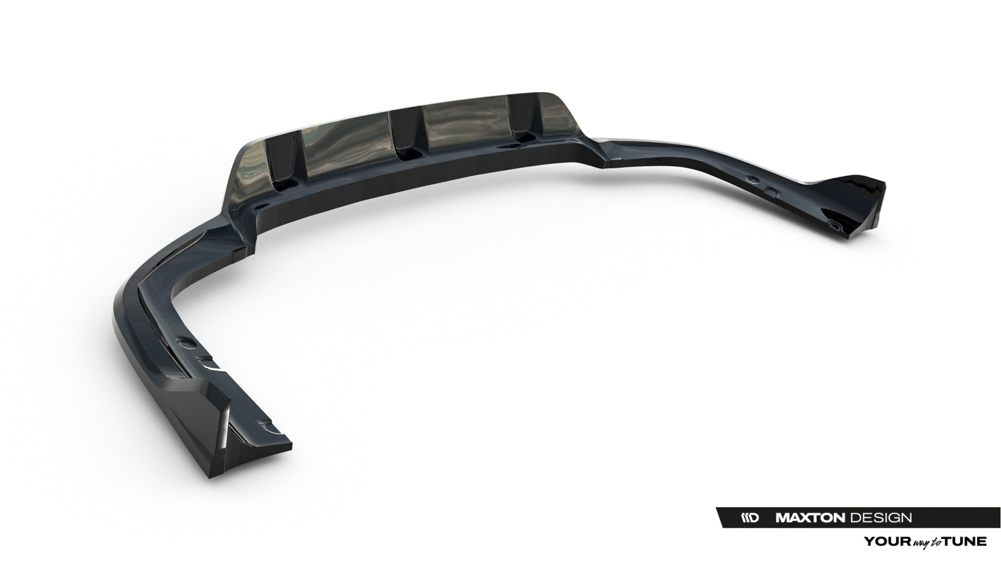 Maxton Design Splitter trasero (With Vertical Bars) V.2 para BMW X6 M-Pack G06 Facelift - imagen 8