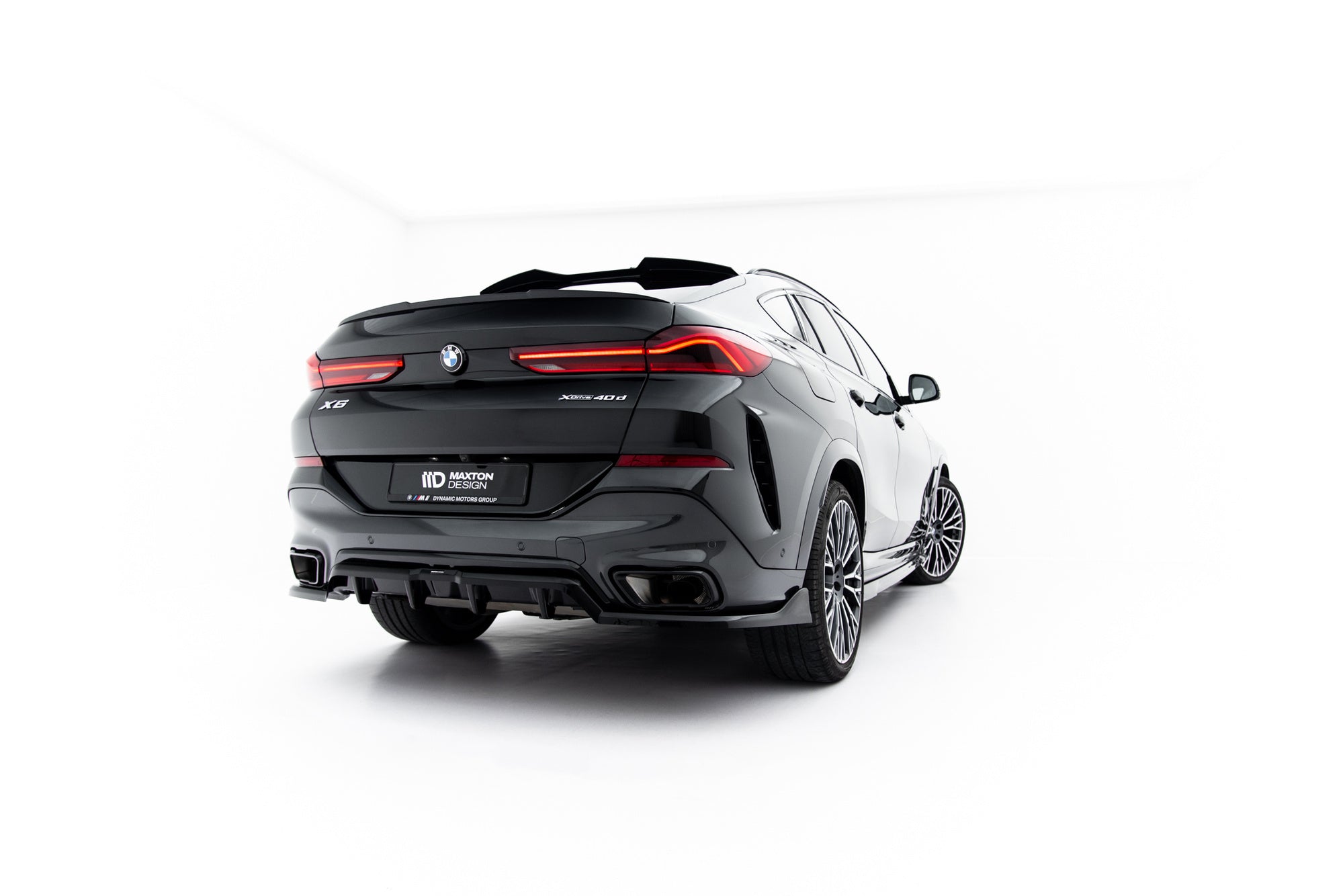 Maxton Design Splitter trasero (With Vertical Bars) V.2 para BMW X6 M-Pack G06 Facelift - imagen 6