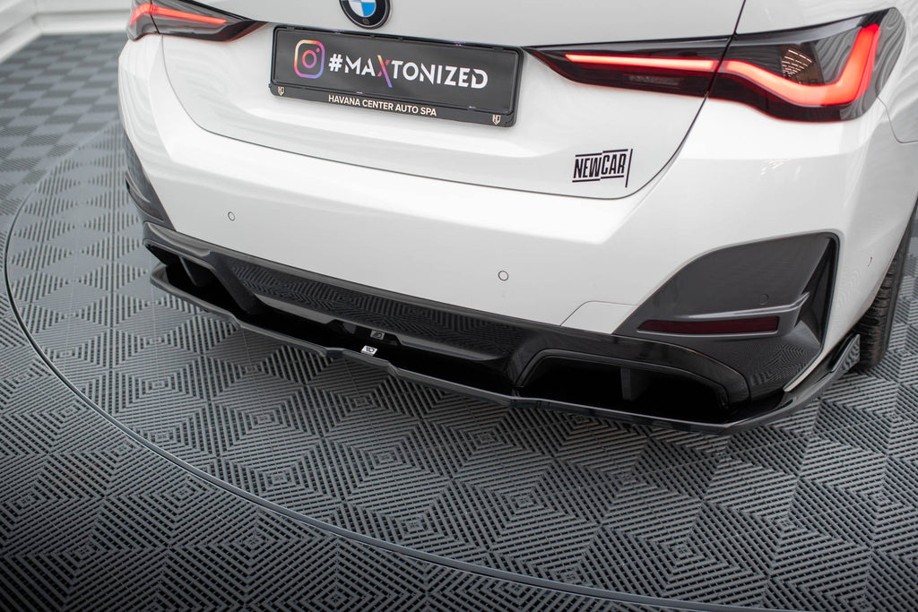 Maxton Design Splitter trasero (With Vertical Bars) V.2 para BMW i4 M-Pack G26 - imagen 1