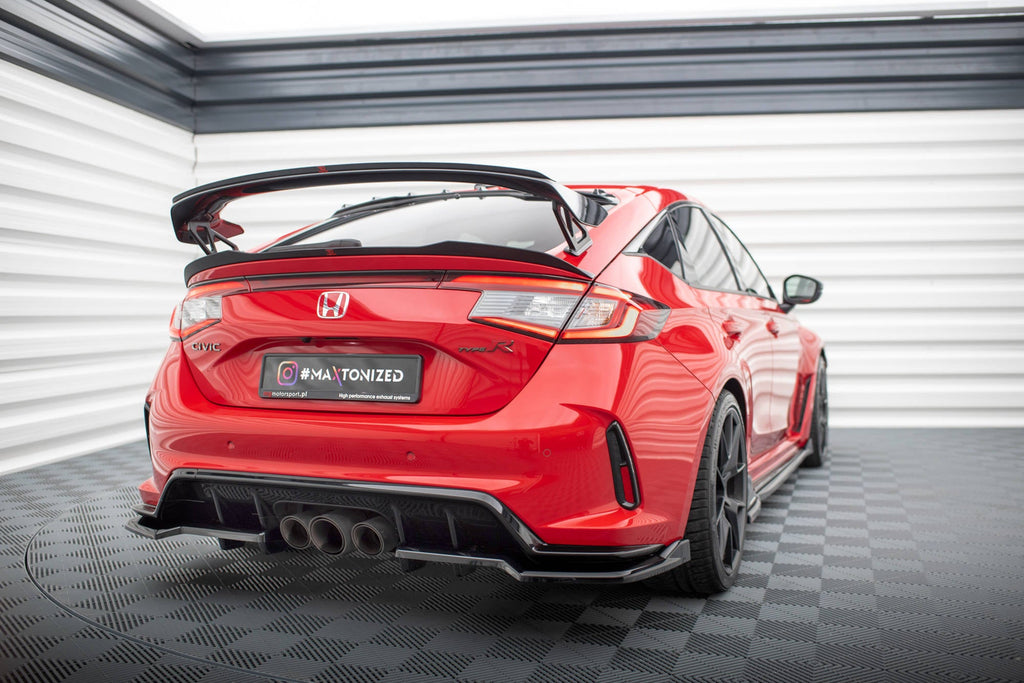 Maxton Design Splitter trasero (With Vertical Bars) V.2 para Honda Civic Type-R Mk 11 - imagen 1