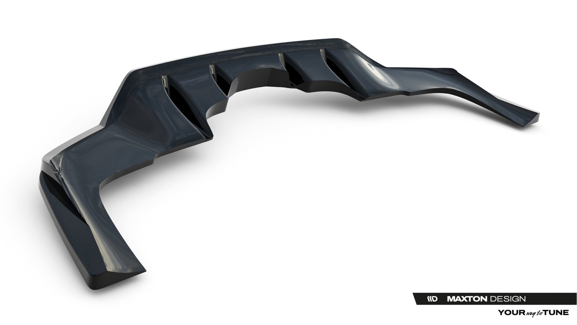Maxton Design Splitter trasero (With Vertical Bars) V.2 para Mercedes-Benz GLE Coupe AMG-Line C167 / C167 Facelift - imagen 8