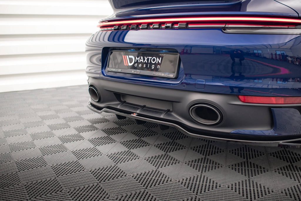 Maxton Design Splitter trasero (With Vertical Bars) V.2 para Porsche 911 Carrera Aero / Carrera GTS 992 - imagen 4