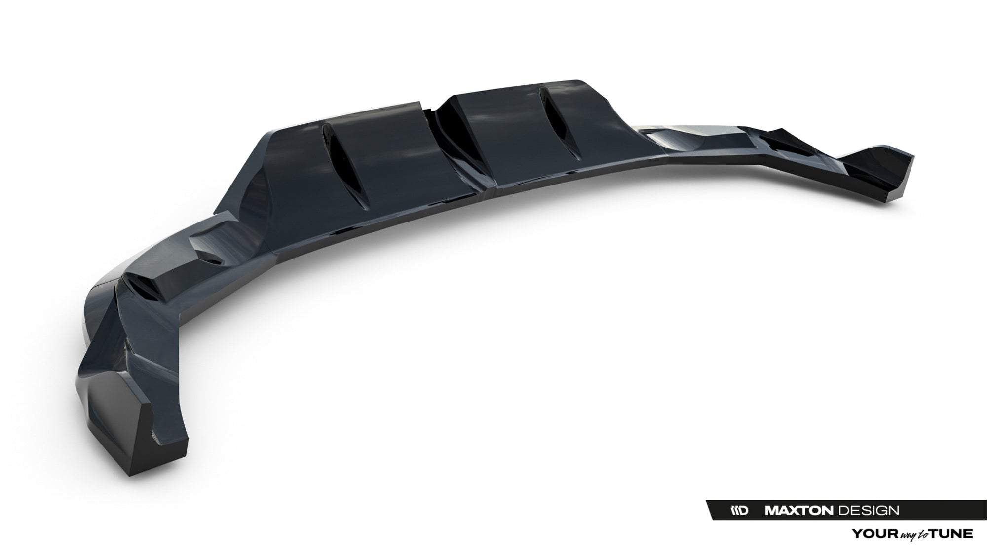 Maxton Design Splitter trasero (With Vertical Bars) V.3 para Audi RS3 Sportback 8Y Facelift - imagen 2