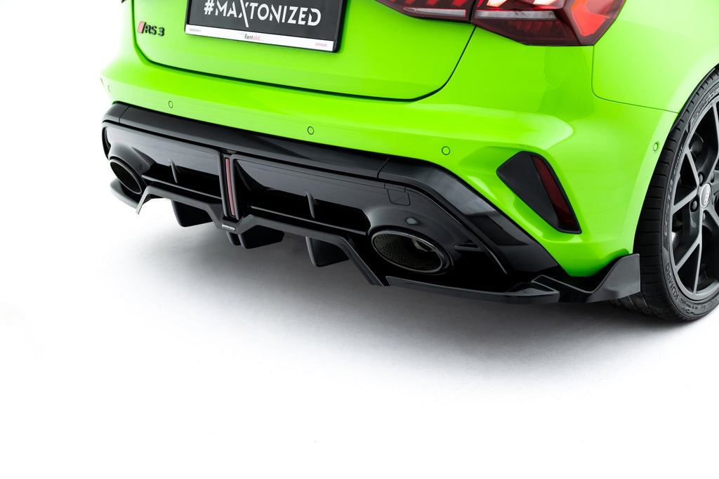 Maxton Design Splitter trasero (With Vertical Bars) V.3 para Audi RS3 Sportback 8Y Facelift - imagen 4
