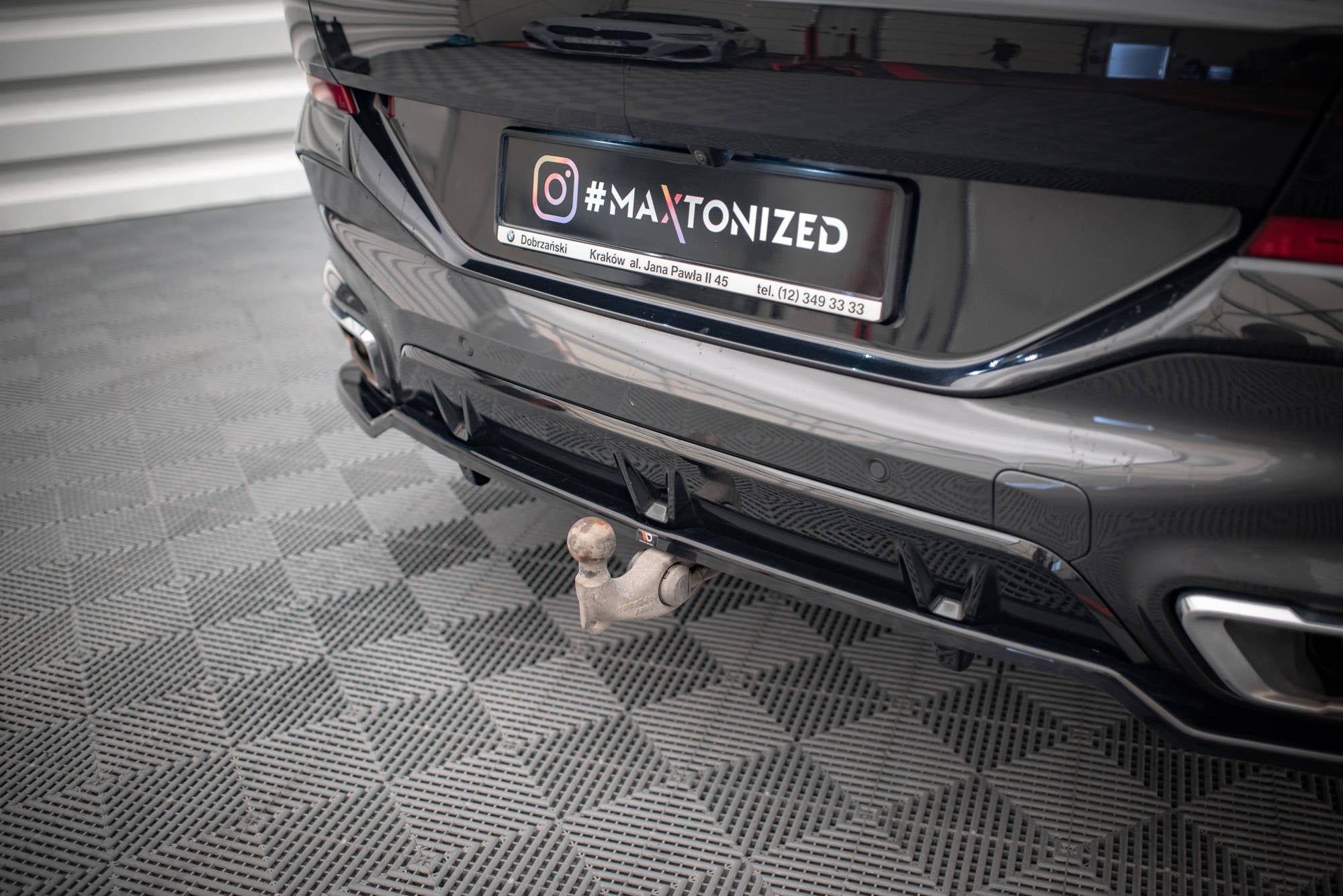 Maxton Design Splitter trasero (With Vertical Bars) V.3 para BMW X6 M-Pack G06 - imagen 5