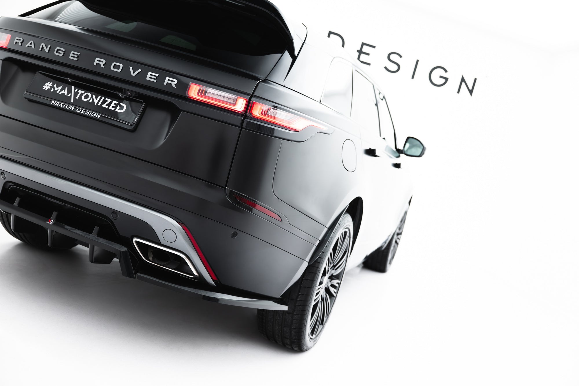 Maxton Design Splitter trasero (With Vertical Bars) V.3 para Land Rover Range Rover Velar R-Dynamic Mk1 - imagen 3
