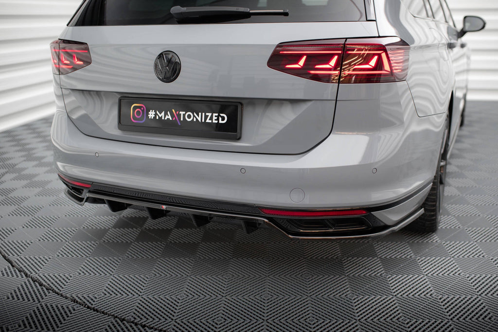 Maxton Design Splitter trasero (With Vertical Bars) para Volkswagen Passat R-Line B8 Facelift - imagen 1
