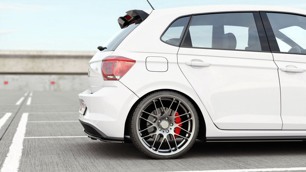 Maxton Design Splitter trasero (With Vertical Bars) para Volkswagen Polo GTI / R-line Mk6 - imagen 2