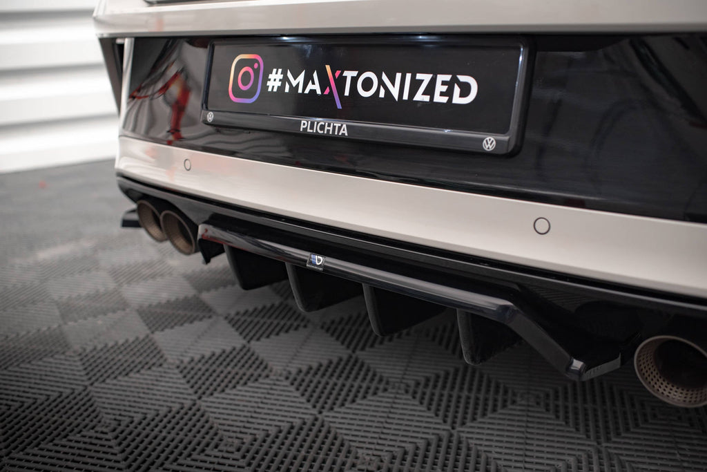 Maxton Design Splitter trasero (With Vertical Bars) para Volkswagen T-Roc R / R-Line Mk1 Facelift - imagen 3
