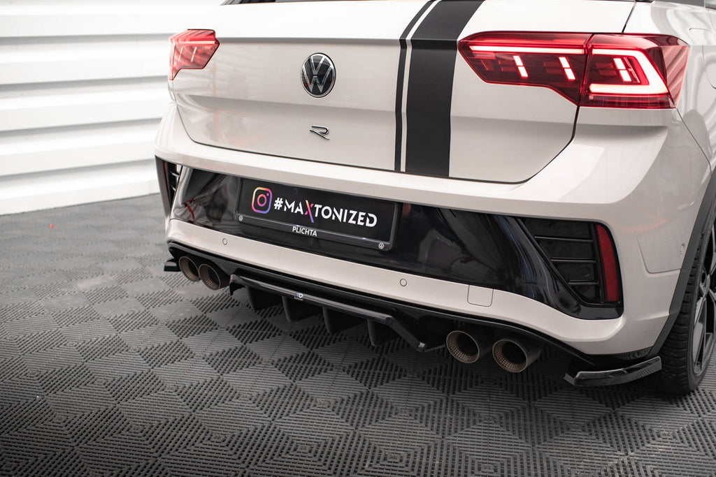 Maxton Design Splitter trasero (With Vertical Bars) para Volkswagen T-Roc R / R-Line Mk1 Facelift - imagen 1