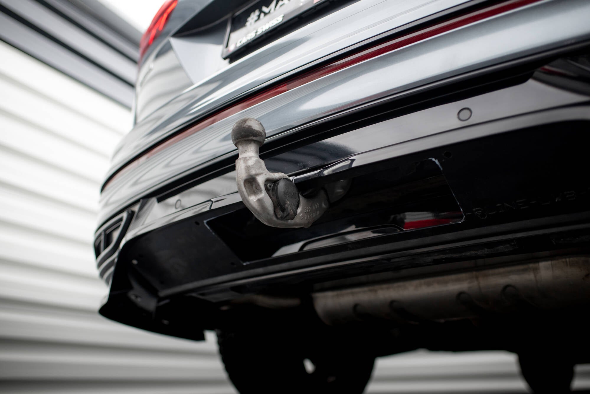 Maxton Design Splitter trasero (With Vertical Bars) para Volkswagen Tiguan Allspace R-Line Mk2 Facelift - imagen 5