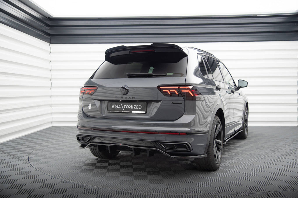 Maxton Design Splitter trasero (With Vertical Bars) para Volkswagen Tiguan R-Line Mk2 Facelift - imagen 2