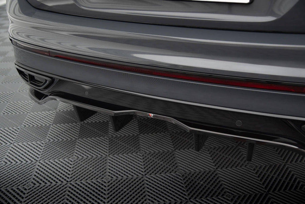 Maxton Design Splitter trasero (With Vertical Bars) para Volkswagen Tiguan R-Line Mk2 Facelift - imagen 3