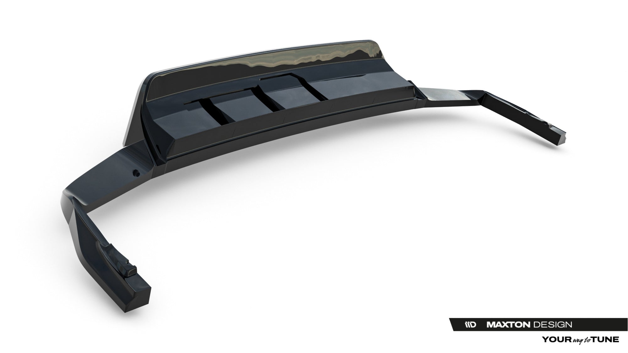 Maxton Design Splitter trasero (With Vertical Bars) para Volkswagen Touareg R-Line Mk3 Facelift - imagen 10