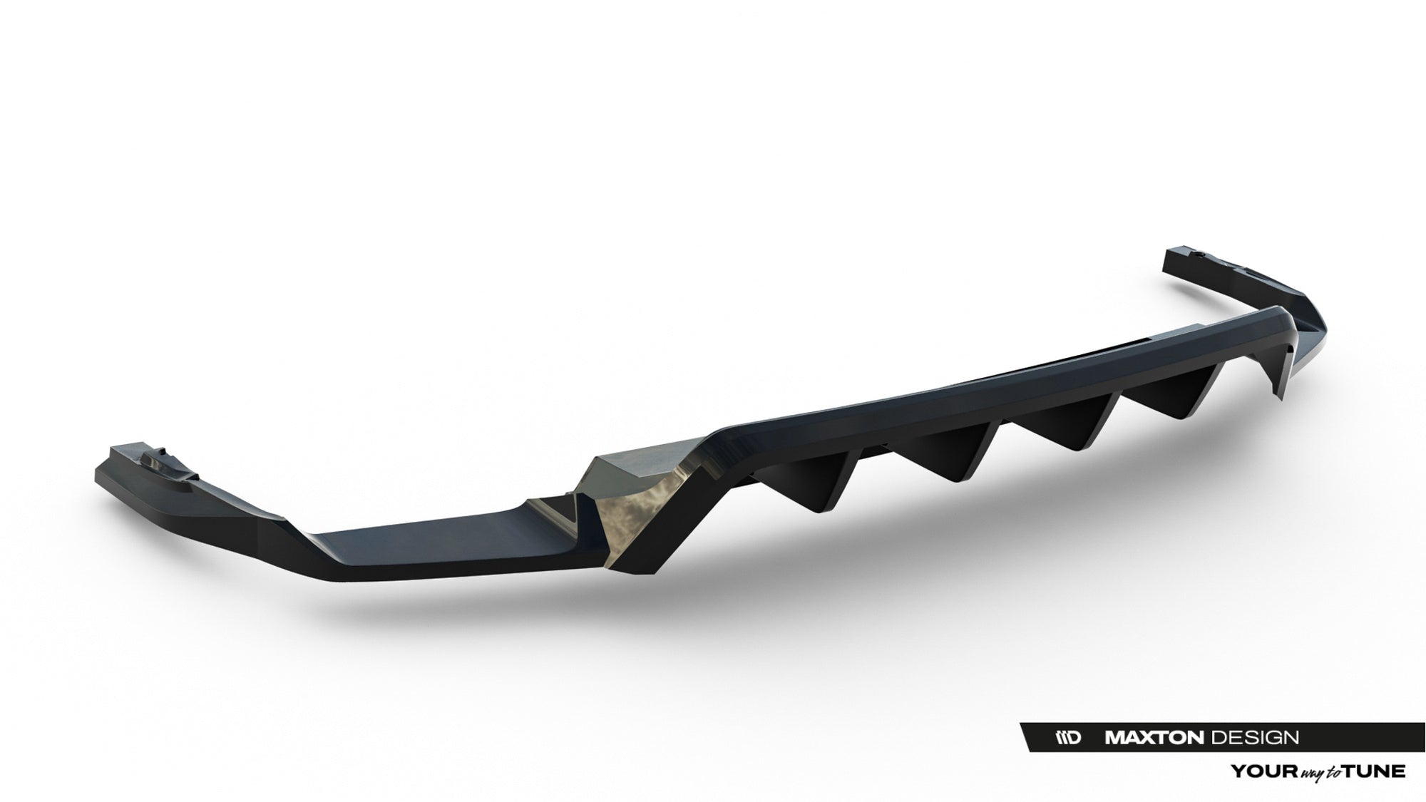 Maxton Design Splitter trasero (With Vertical Bars) para Volkswagen Touareg R-Line Mk3 Facelift - imagen 9