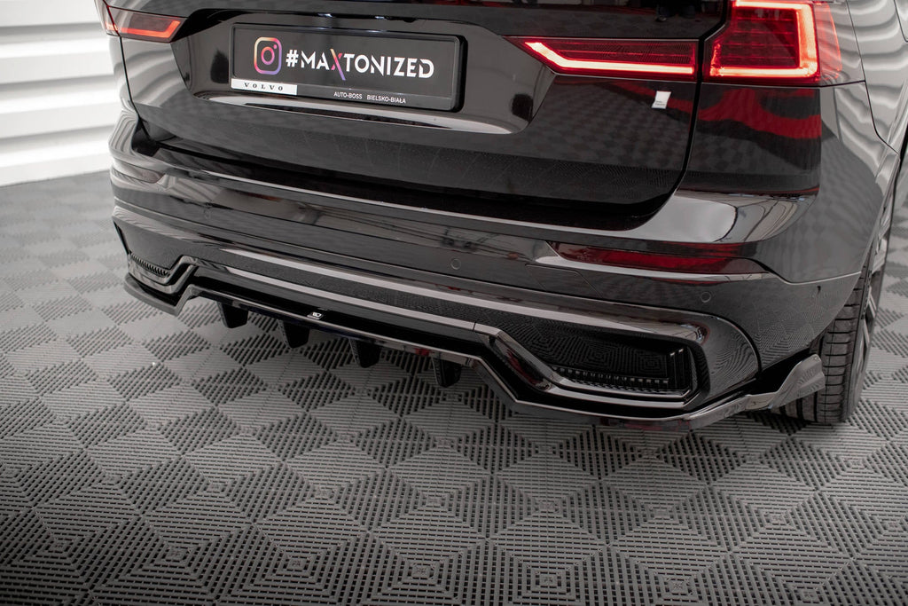 Maxton Design Splitter trasero (With Vertical Bars) para Volvo XC60 R-Design Mk2 Facelift - imagen 2