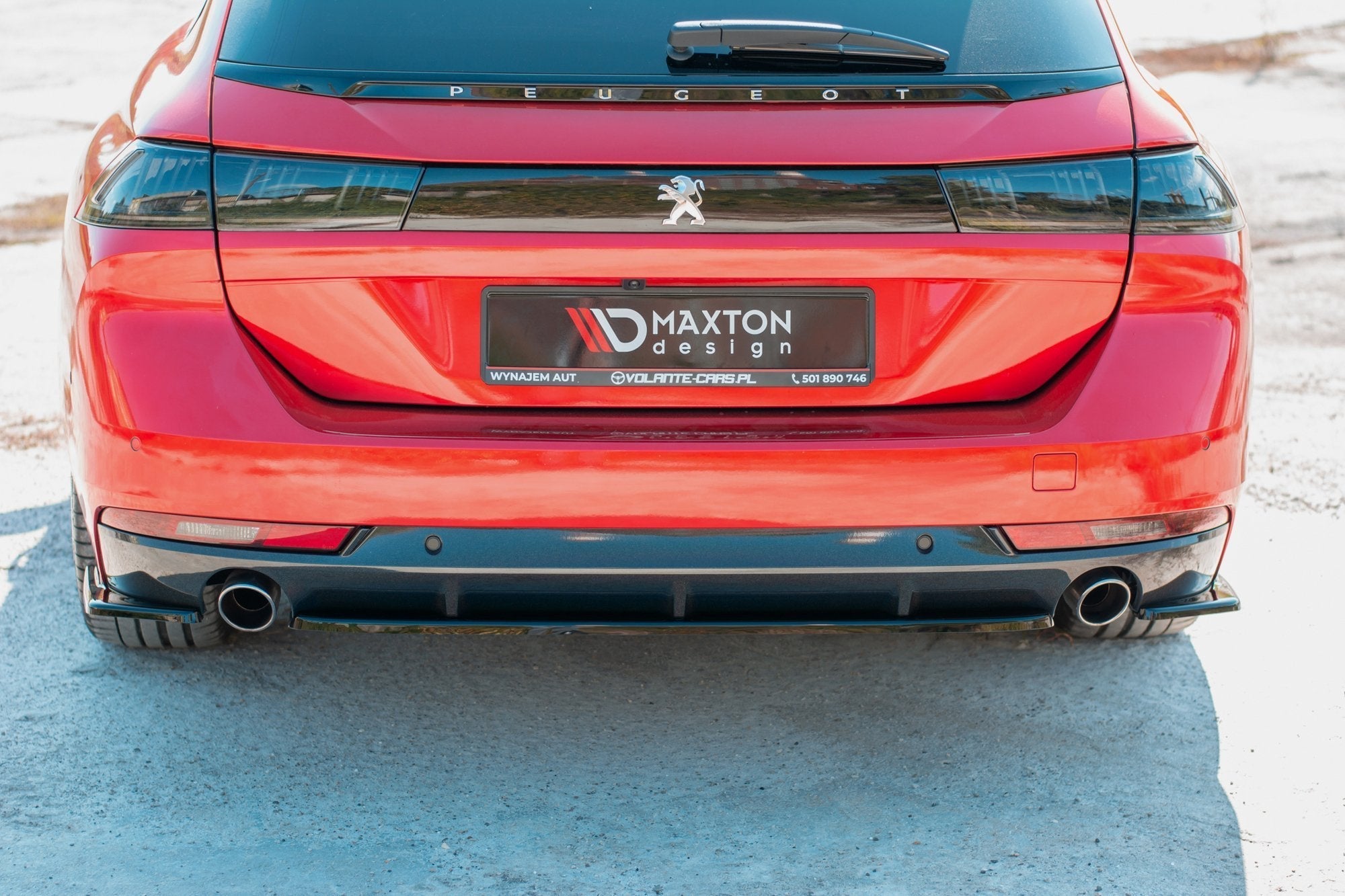 Maxton Design Splitter trasero (Without Vertical Bars) para Peugeot 508 Petrol Mk2 - imagen 1