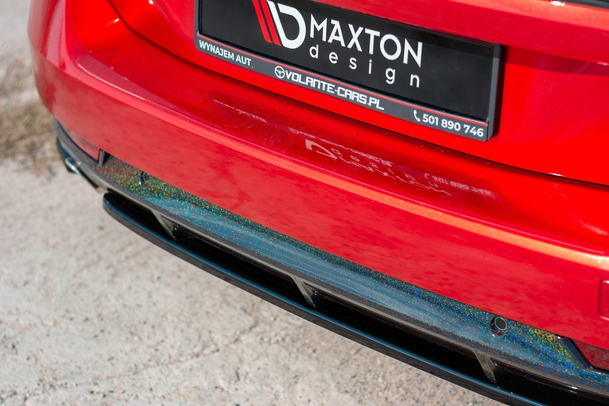 Maxton Design Splitter trasero (Without Vertical Bars) para Peugeot 508 Petrol Mk2 - imagen 2