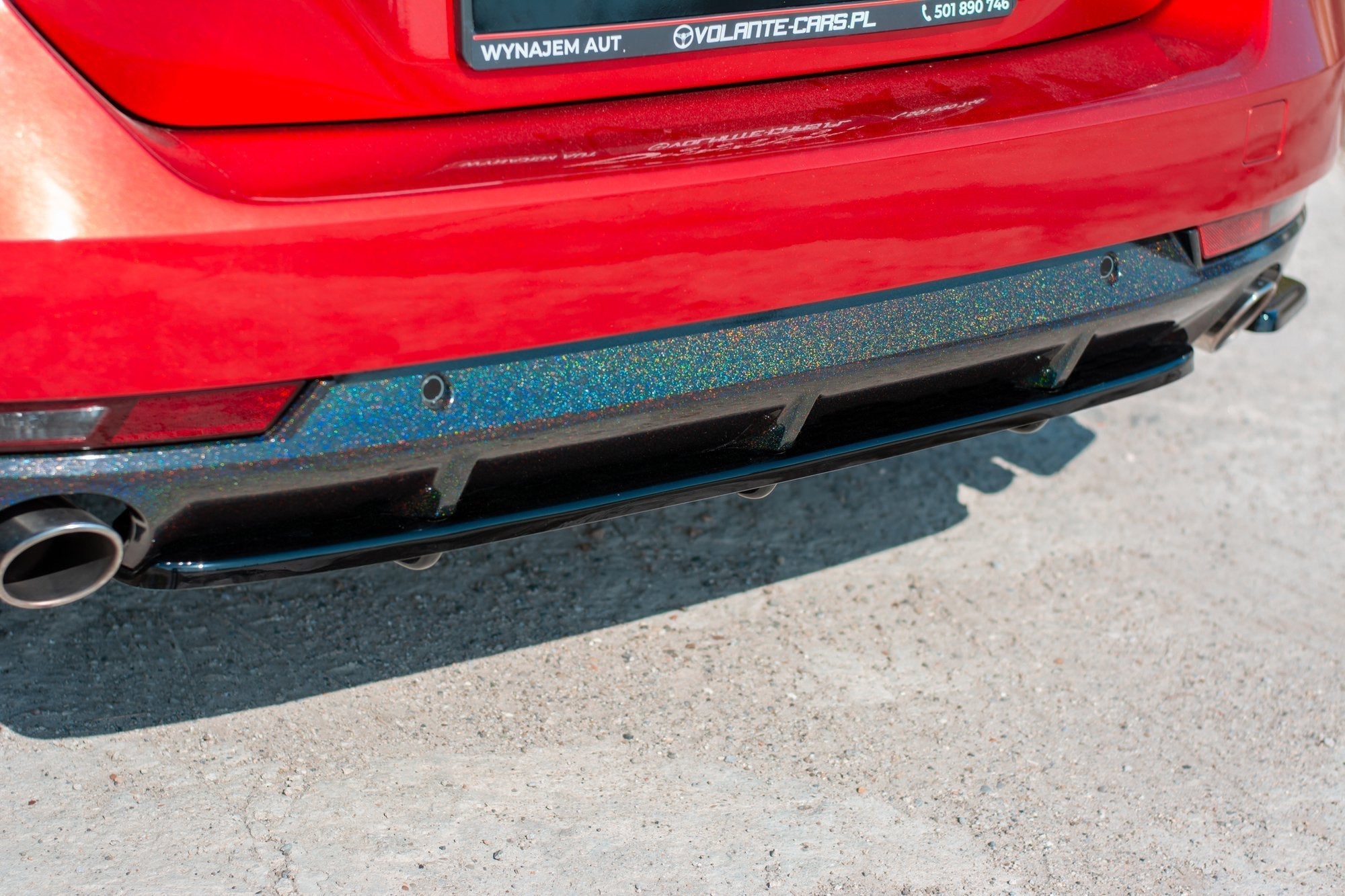 Maxton Design Splitter trasero (With Vertical Bars) para Peugeot 508 Petrol Mk2 - imagen 1