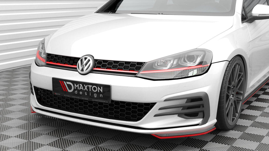 Maxton Design Front Side Splitters para Volkswagen Golf GTI / GTD Mk7 Facelift - imagen 1