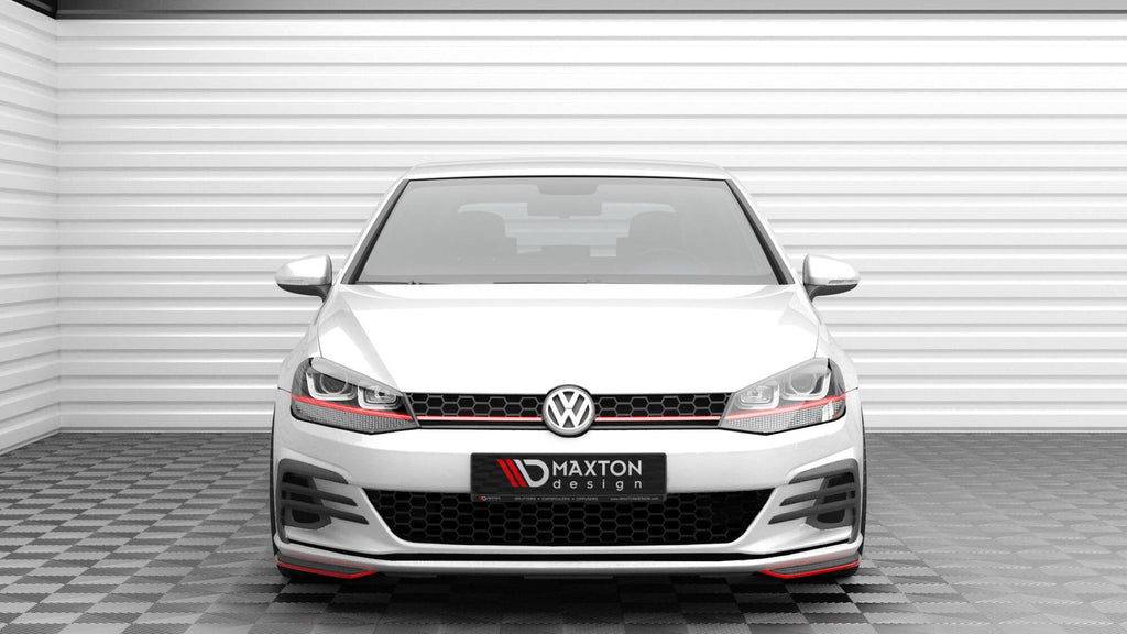 Maxton Design Front Side Splitters para Volkswagen Golf GTI / GTD Mk7 Facelift - imagen 2