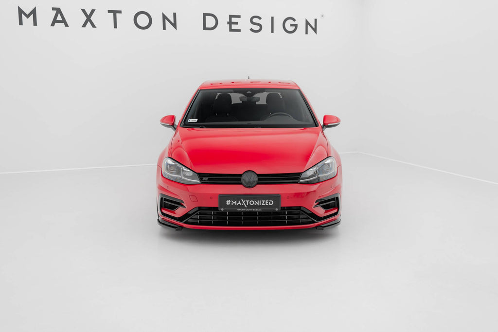 Maxton Design Front Side Splitters para Volkswagen Golf R / R-Line Mk7 Facelift - imagen 3
