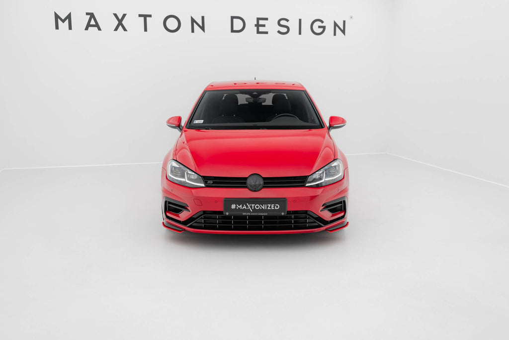 Maxton Design Front Side Splitters para Volkswagen Golf R / R-Line Mk7 Facelift - imagen 2