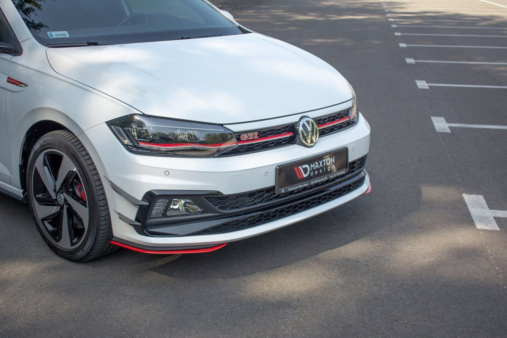 Maxton Design Front Side Splitters para Volkswagen Polo GTI / R-line Mk6 - imagen 1