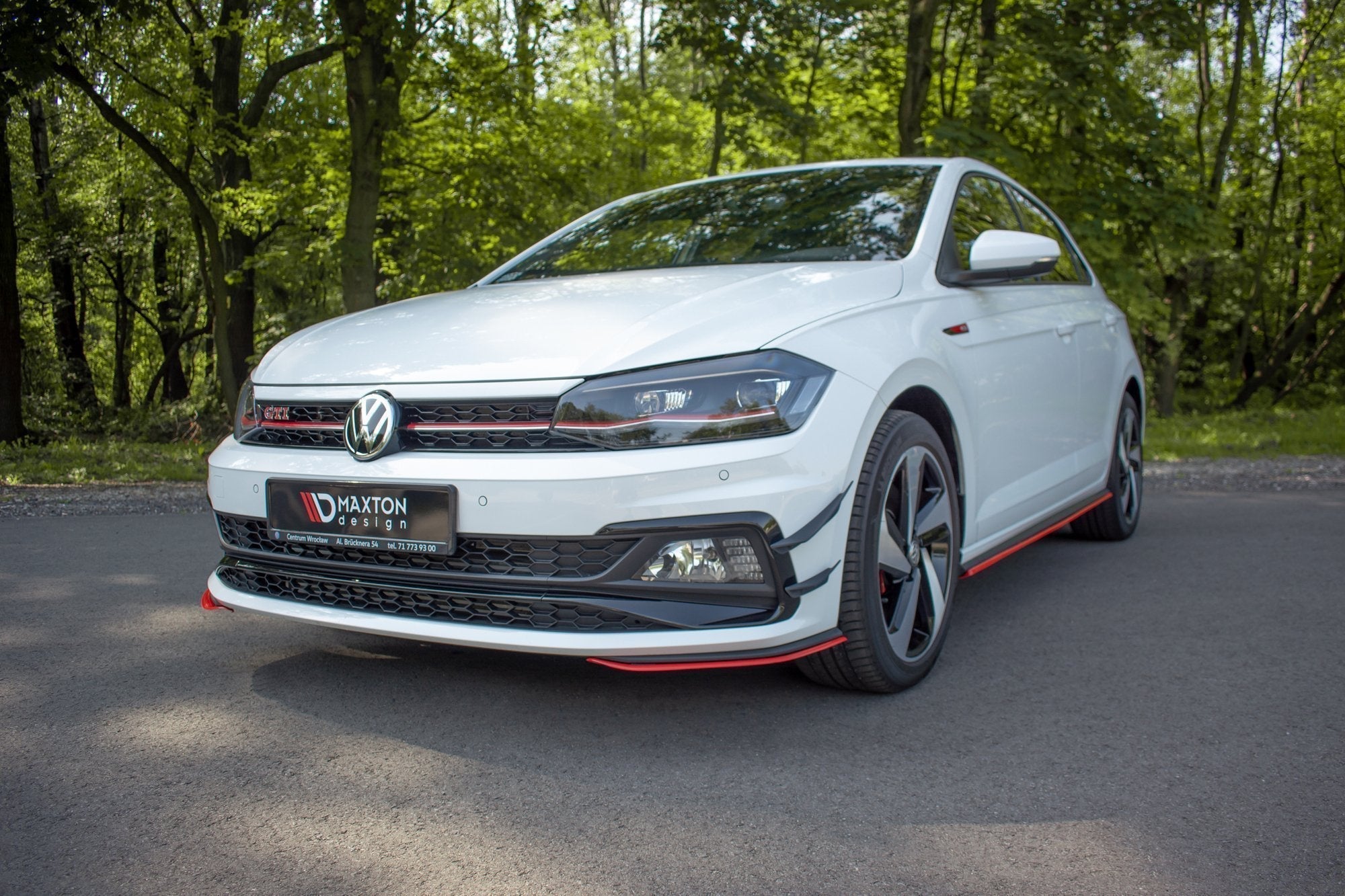 Maxton Design Front Side Splitters para Volkswagen Polo GTI / R-line Mk6 - imagen 4