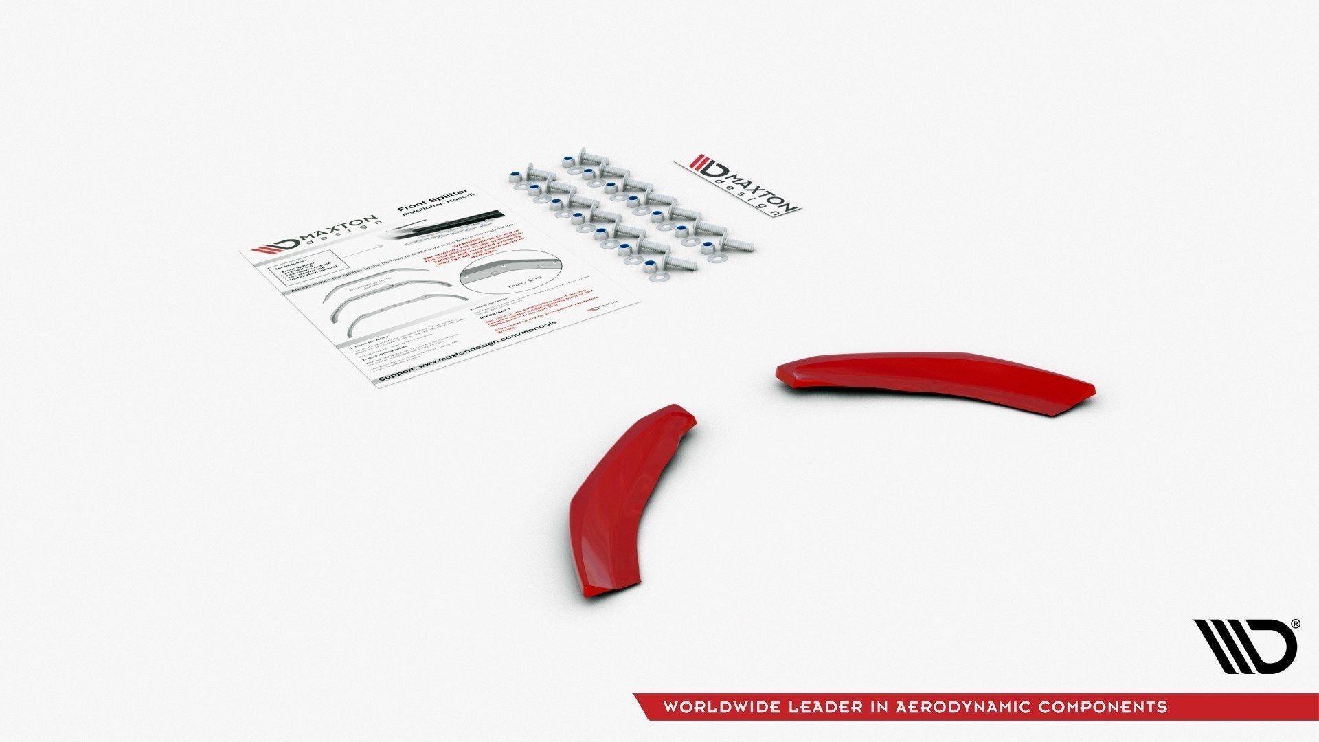 Maxton Design Front Side Splitters para Volkswagen Polo GTI / R-line Mk6 - imagen 5