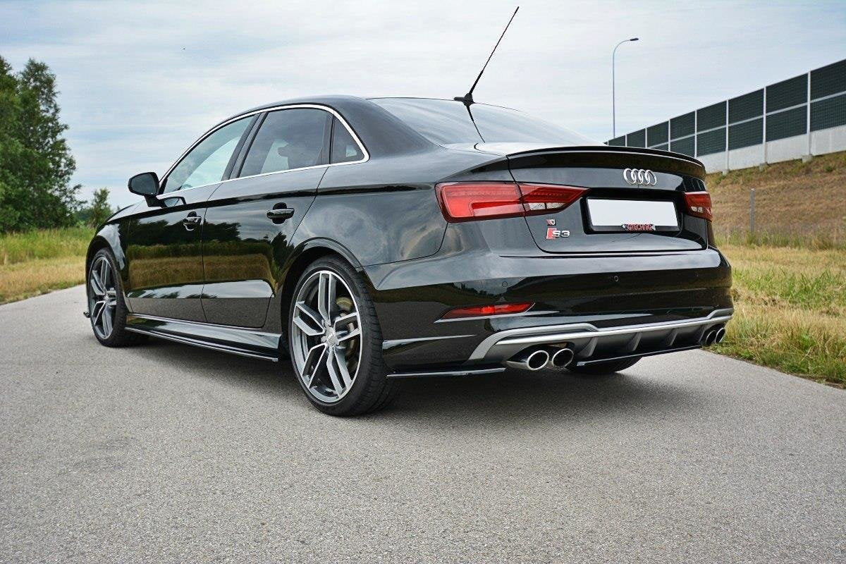 Maxton Design Splitters laterales traseros para Audi S3 / A3 S-Line 8V Facelift Sedan - imagen 2
