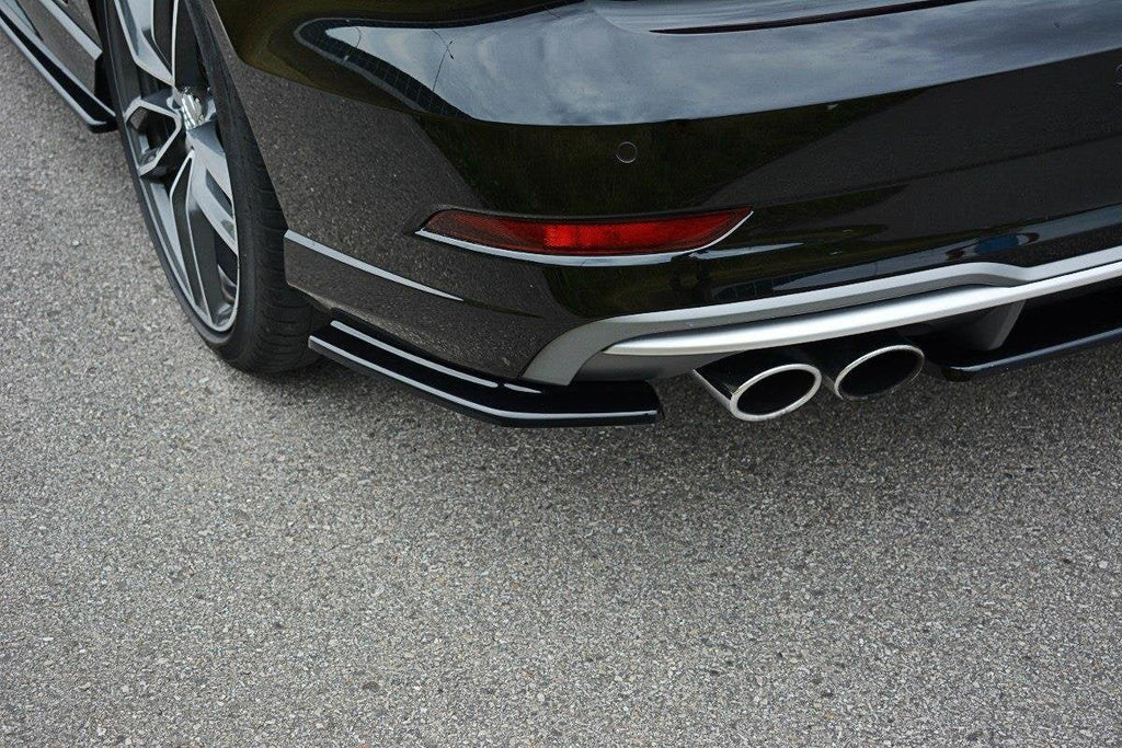 Maxton Design Splitters laterales traseros para Audi S3 / A3 S-Line 8V Facelift Sedan - imagen 1