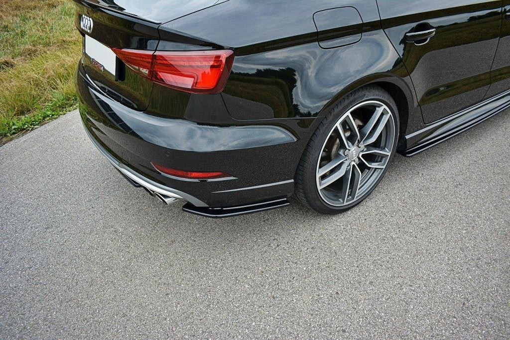 Maxton Design Splitters laterales traseros para Audi S3 / A3 S-Line 8V Facelift Sedan - imagen 3