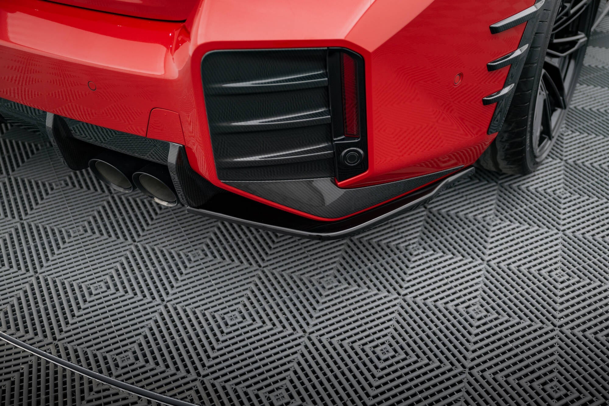 Maxton Design Splitters laterales traseros para BMW M2 M-Performance G87 - imagen 1