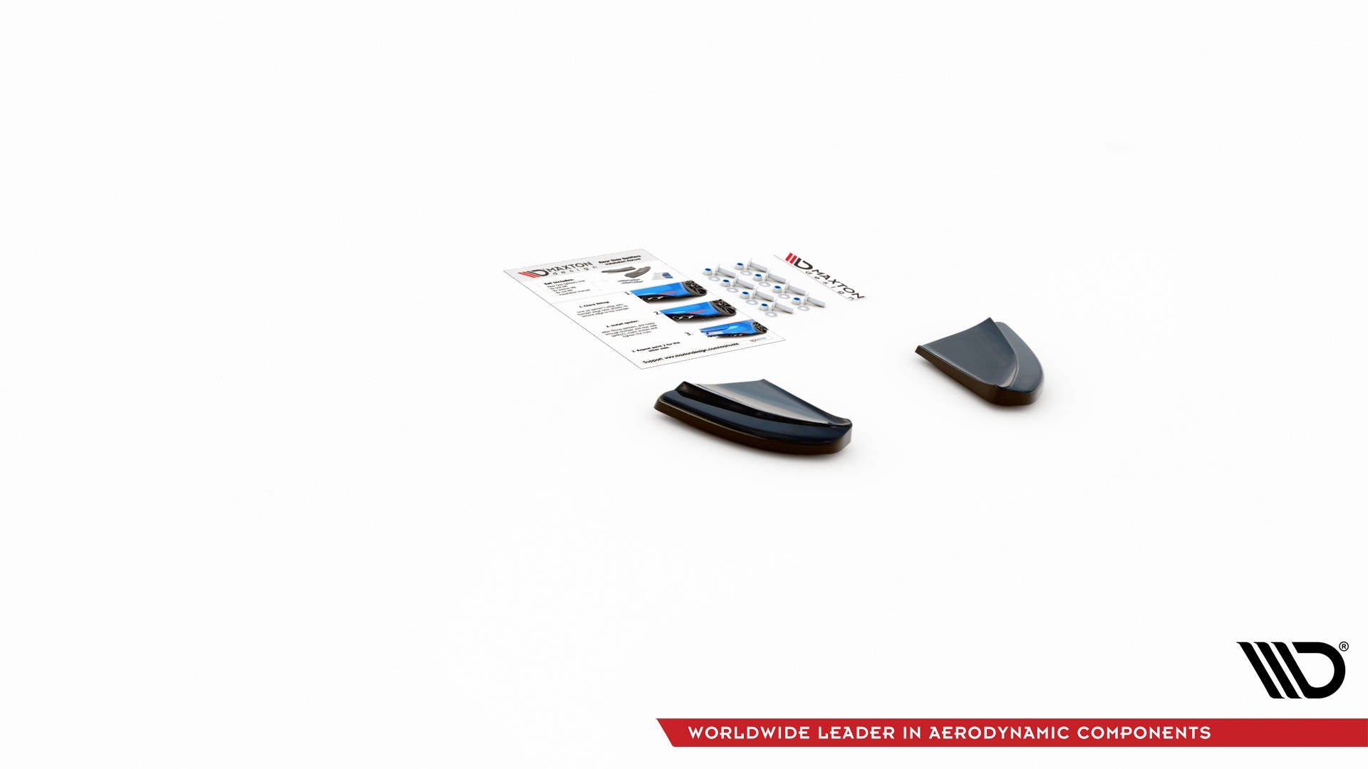 Maxton Design Splitters laterales traseros para Abarth 595 Mk1 Facelift - imagen 3