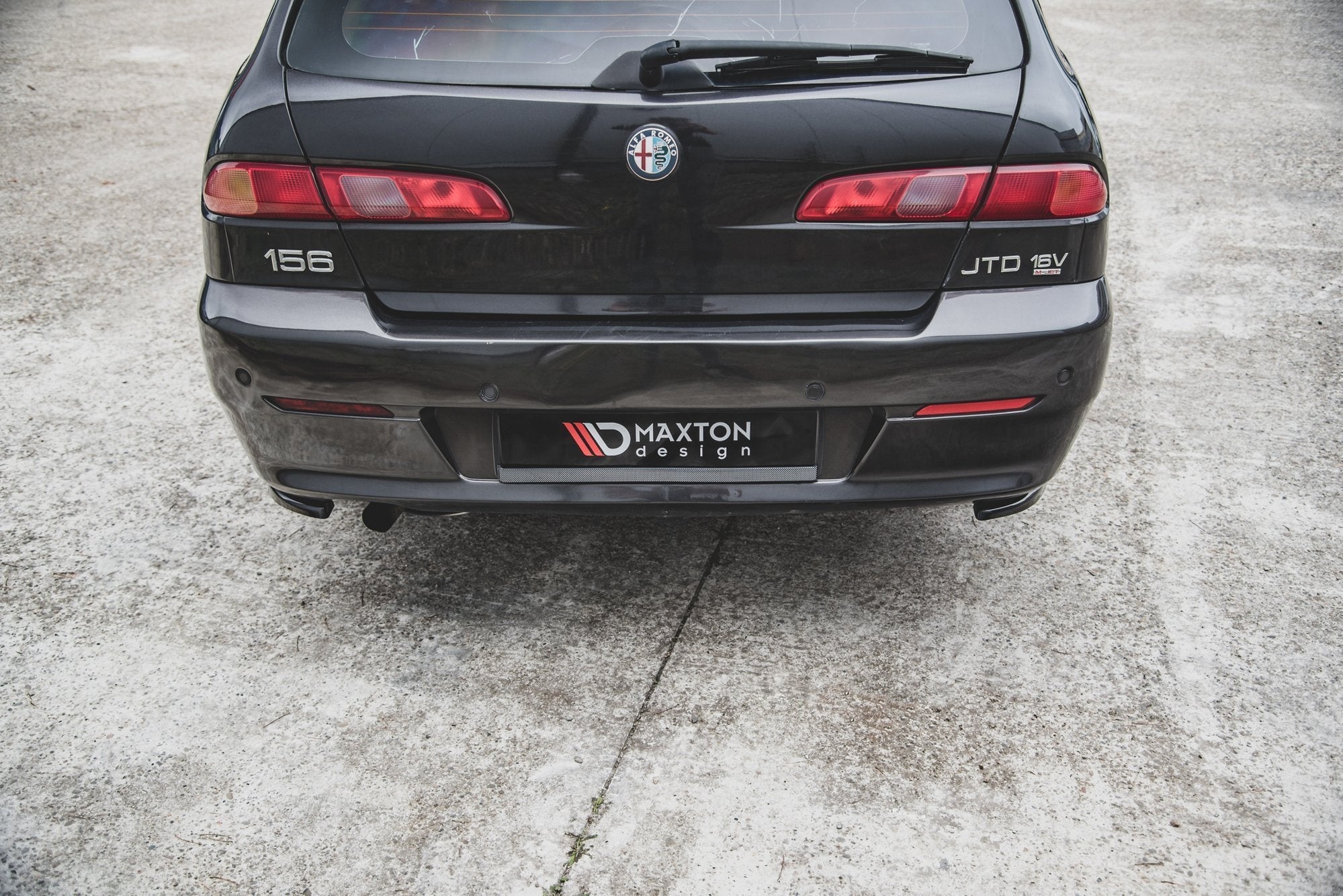 Maxton Design Splitters laterales traseros para Alfa Romeo 156 SW Facelift - imagen 2