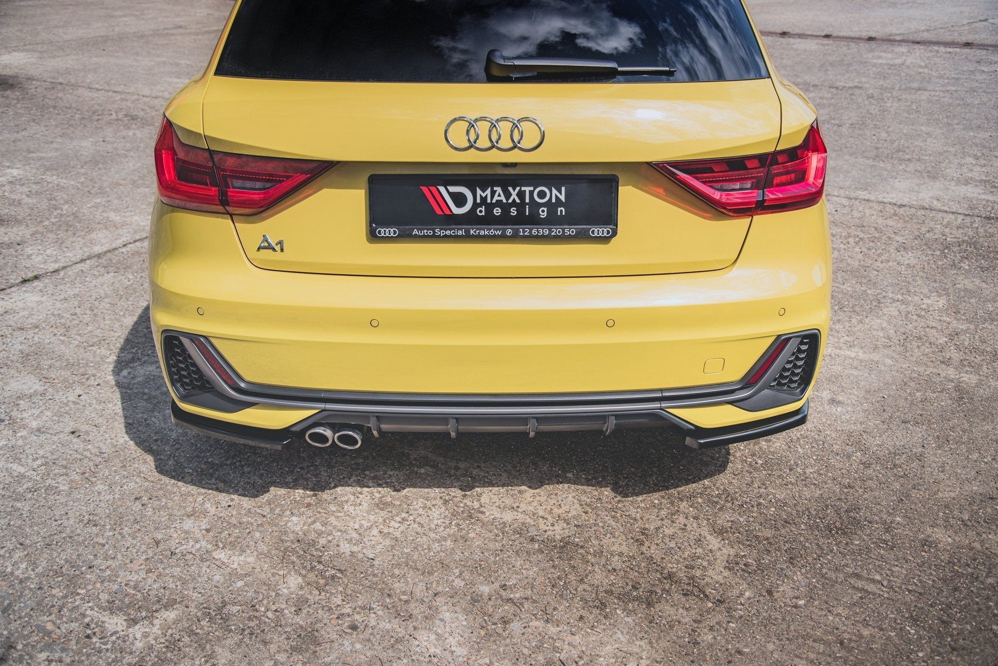Maxton Design Splitters laterales traseros para Audi A1 S-Line GB - imagen 2