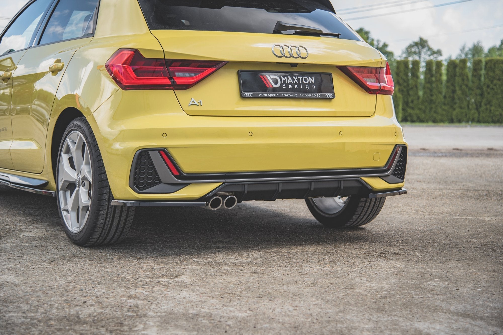 Maxton Design Splitters laterales traseros para Audi A1 S-Line GB - imagen 4