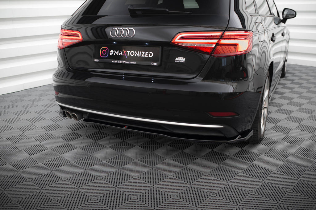 Maxton Design Splitters laterales traseros para Audi A3 Sportback 8V Facelift - imagen 1