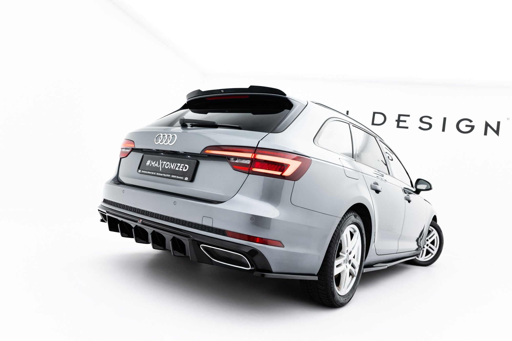 Maxton Design Splitters laterales traseros para Audi A4 / A4 S-Line / S4 Sedan / Avant B9 - imagen 2