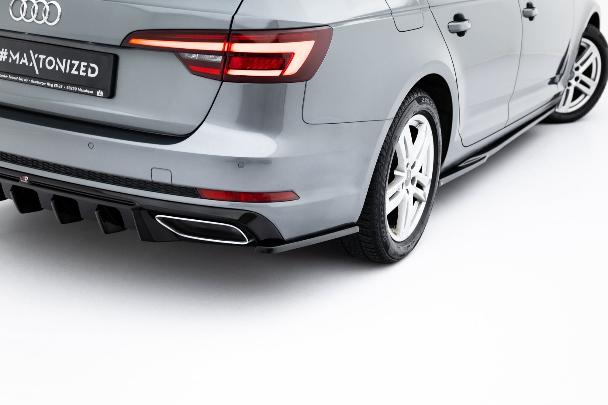 Maxton Design Splitters laterales traseros para Audi A4 / A4 S-Line / S4 Sedan / Avant B9 - imagen 3