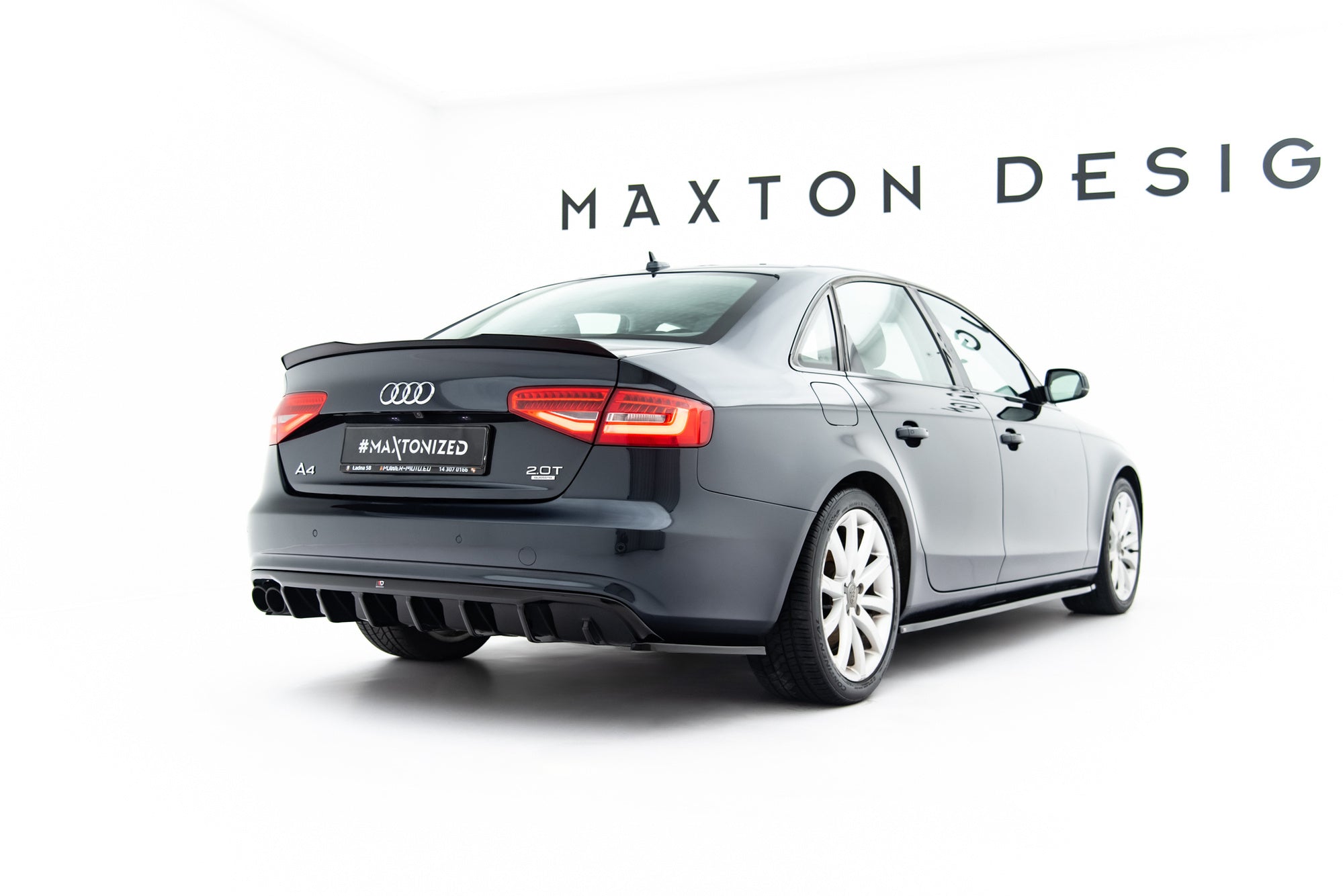 Maxton Design Splitters laterales traseros para Audi A4 B8 Facelift - imagen 2