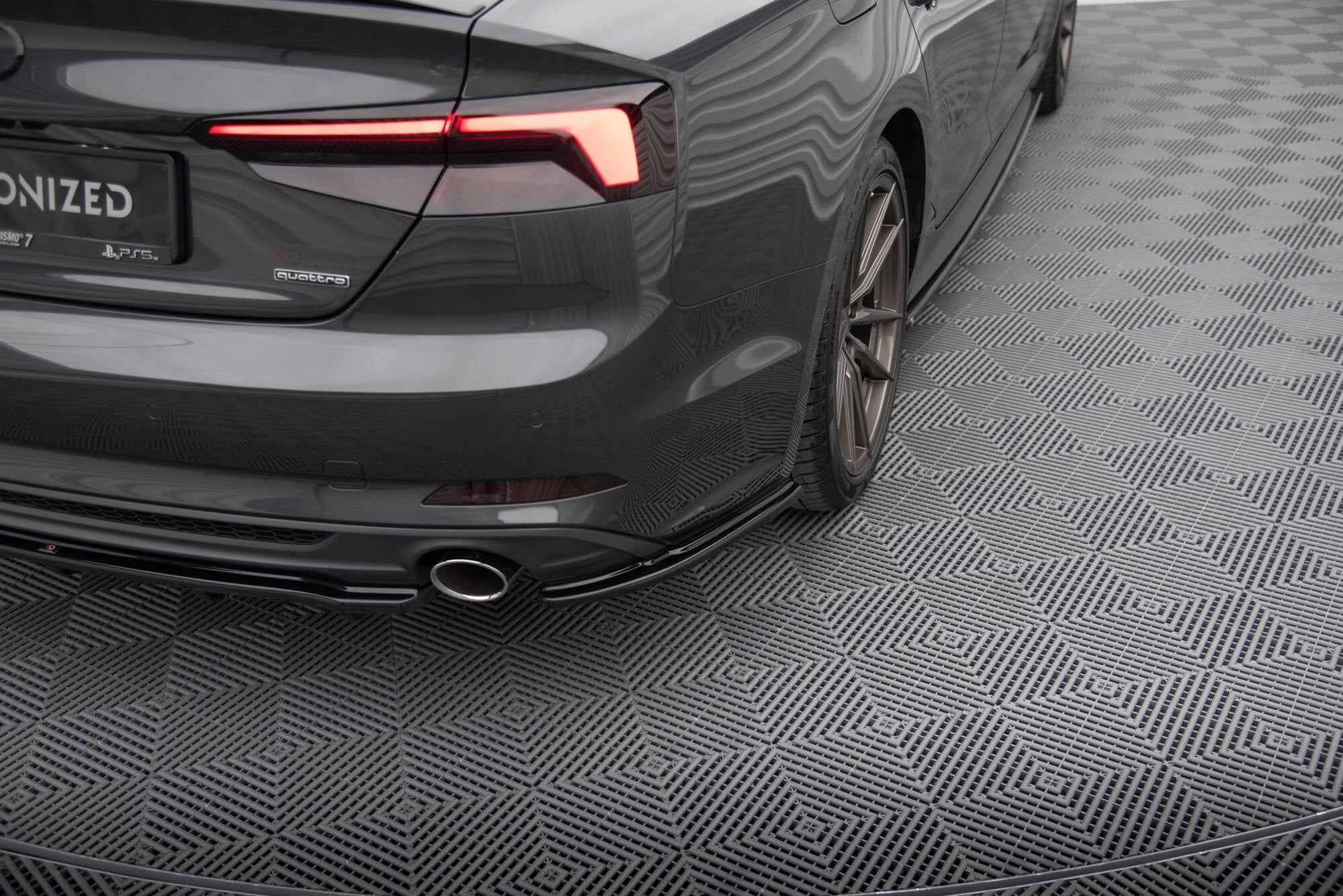 Maxton Design Splitters laterales traseros para Audi A5 S-Line F5 Sportback - imagen 1