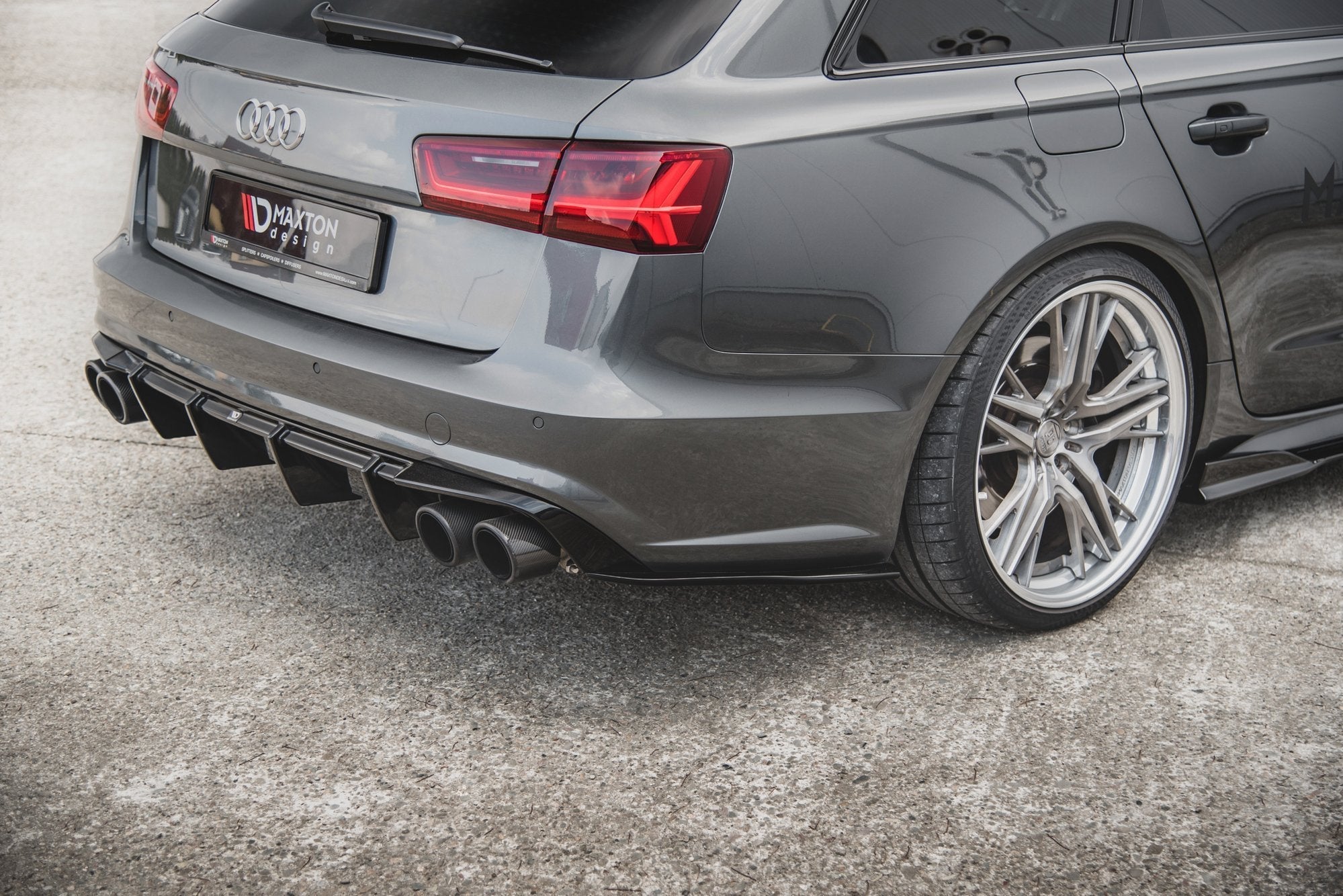 Maxton Design Splitters laterales traseros para Audi A6 / A6 C7 S-line/ S6 C7 Facelift - imagen 5