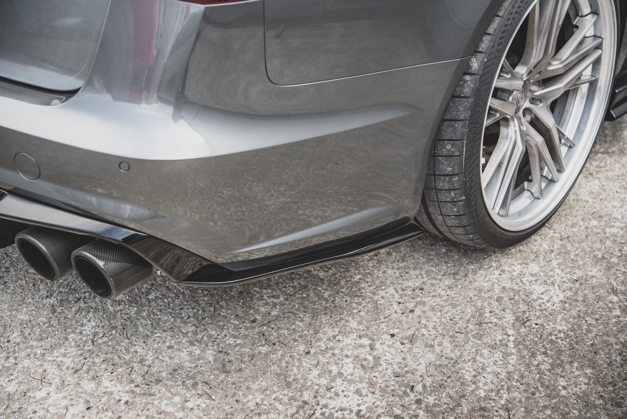 Maxton Design Splitters laterales traseros para Audi A6 / A6 C7 S-line/ S6 C7 Facelift - imagen 1