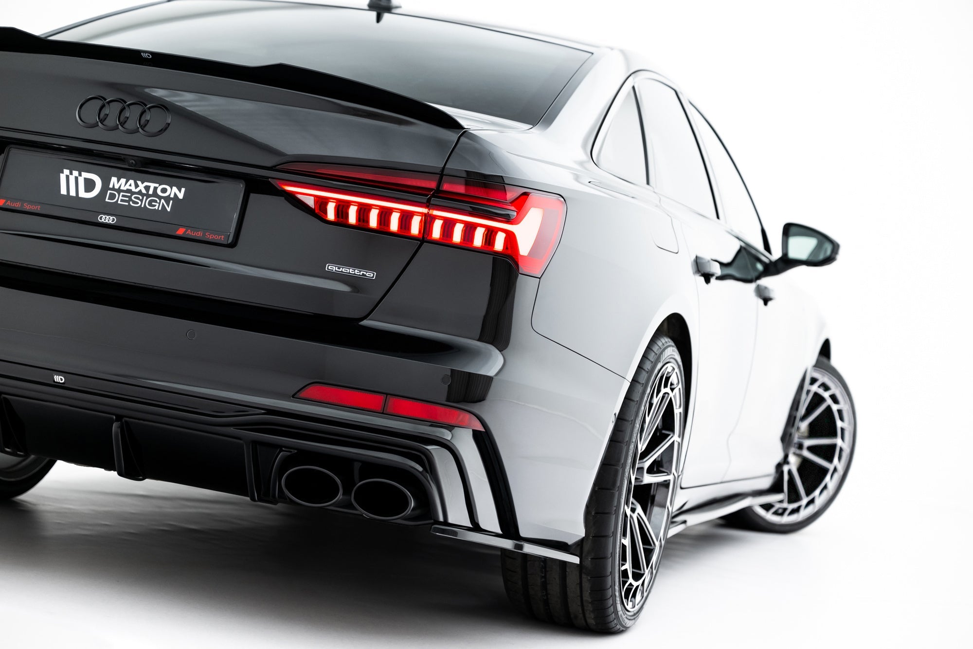 Maxton Design Splitters laterales traseros para Audi A6 S-Line / S6 C8 / C8 Facelift - imagen 1